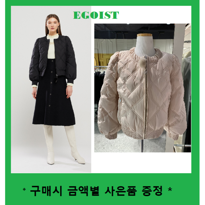 [현대백화점]에고이스트 (EM1NZ160) 퀼팅 변형 숏 다운