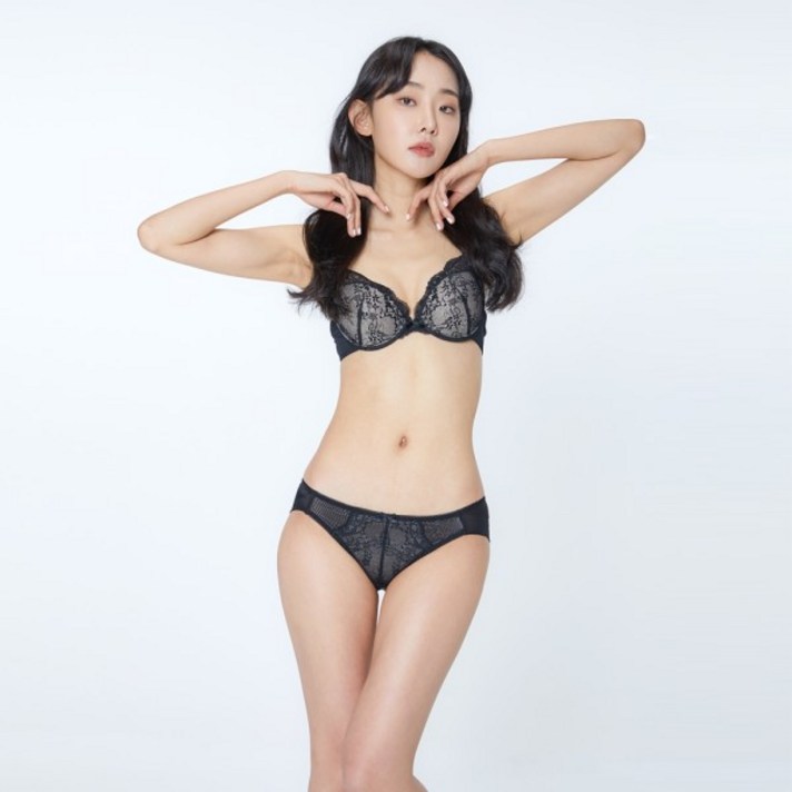 섹시쿠키 소프트레이시 브라 (BK) SCWBWS11