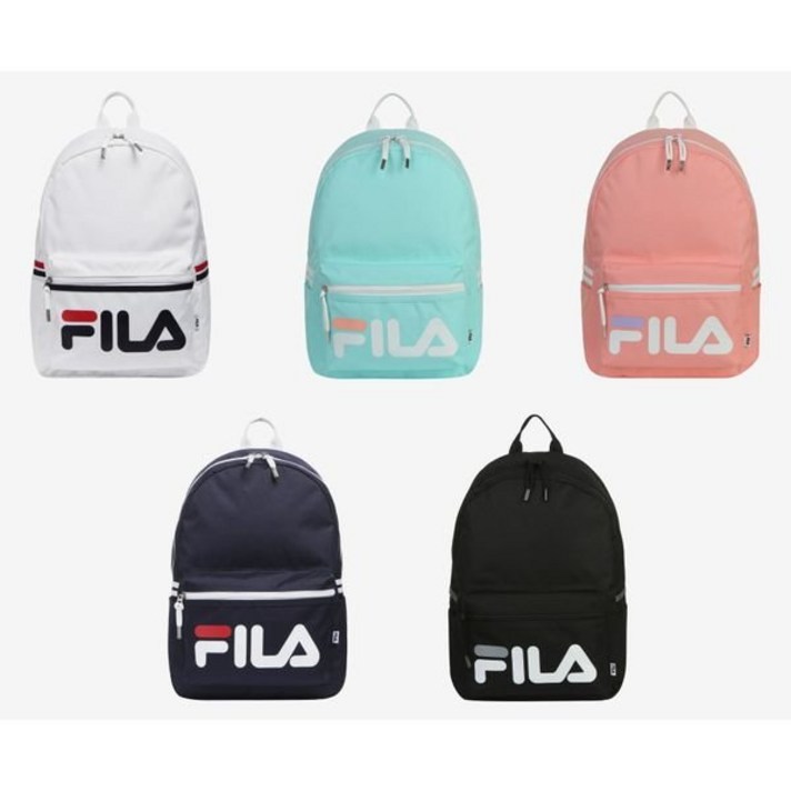 [갤러리아] 휠라(FILA)*FILA*(NEW)*FILA 로고 코트 백팩 (FS3BPC5301X), 하늘