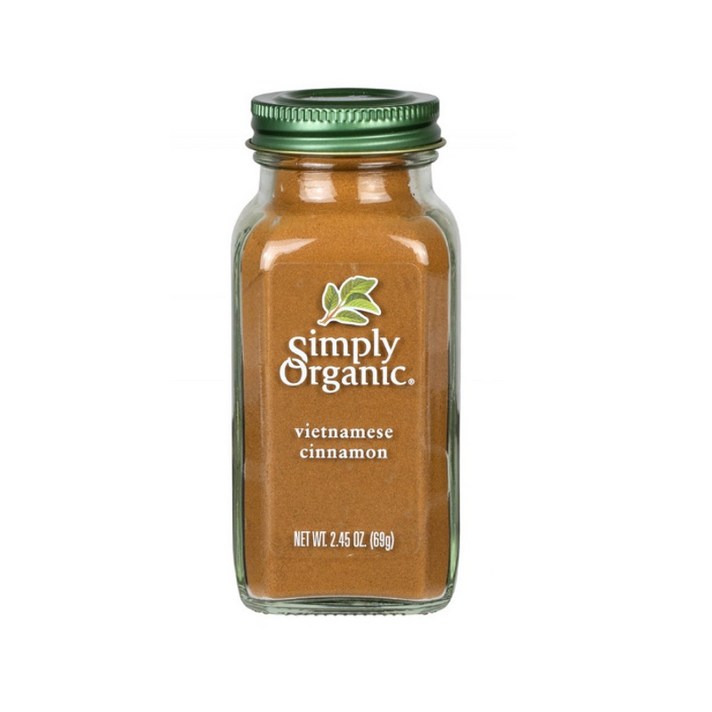 Simply Organic 심플리 오가닉 베트남 시나몬 가루 69gX2개