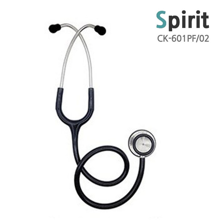 스피릿 간호사용 청진기 고급(양면) CK-601PF, 2번