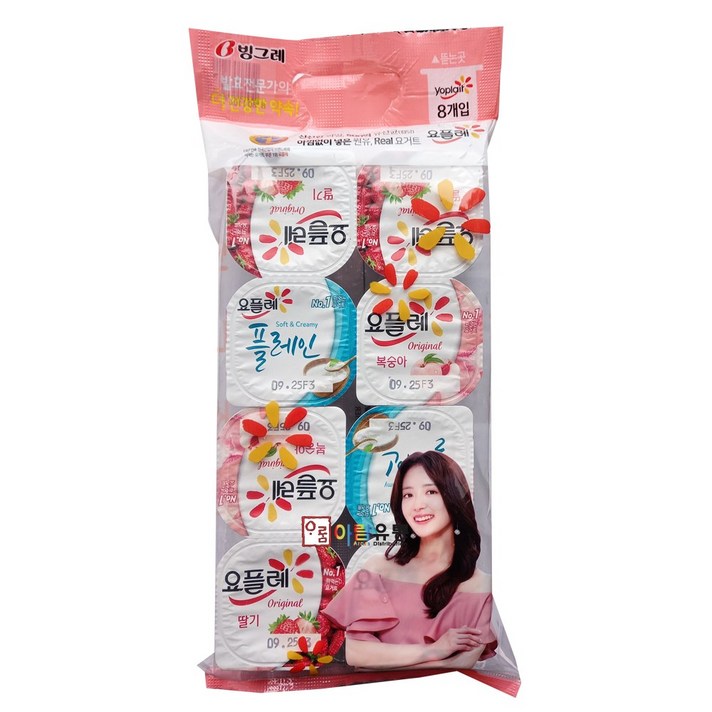 빙그레/요플레 패키지(냉장.요거트) 85gx8개
