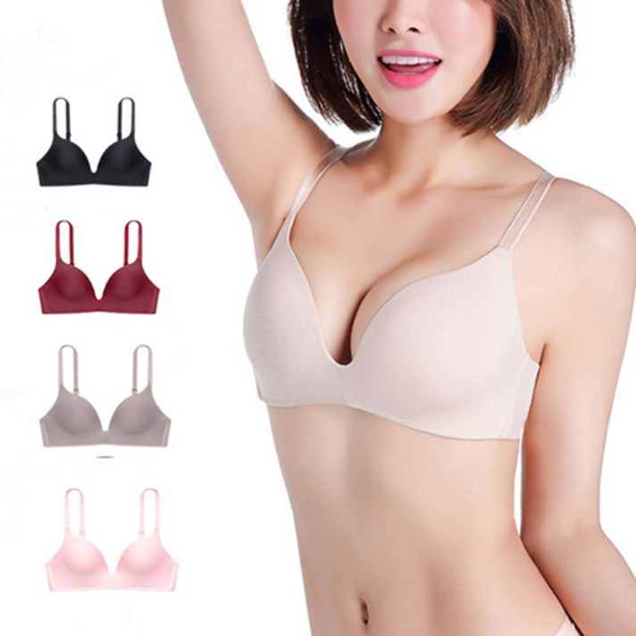 심리스 무봉제 노와이어 브라 브라렛