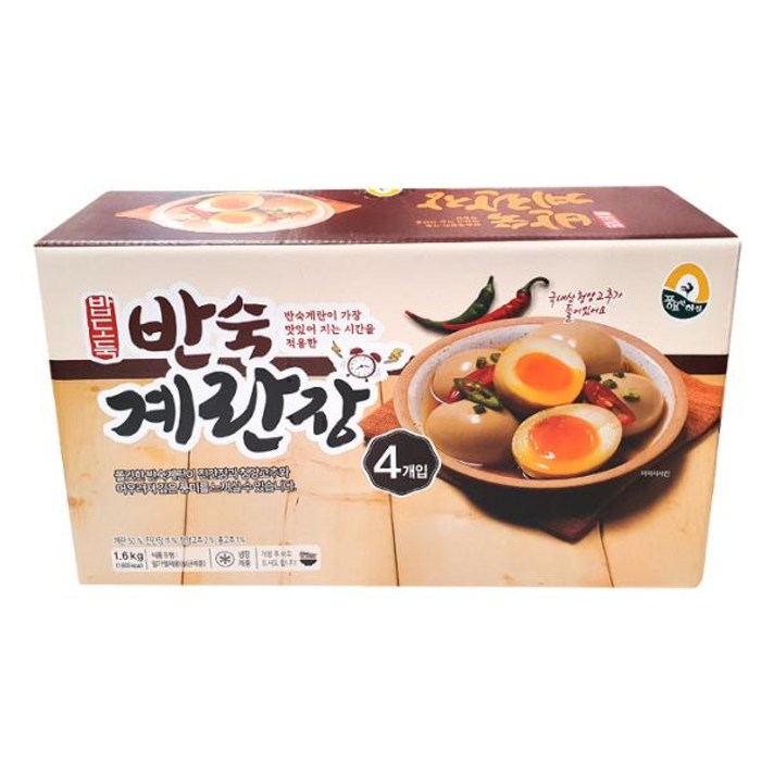 [코스트코 냉장] 풍요한아침 밥도둑 반숙계란장 400g x 4개입 / 유통기한 매우짧음, 상세 설명 참조, 상세 설명 참조, 상세 설명 참조
