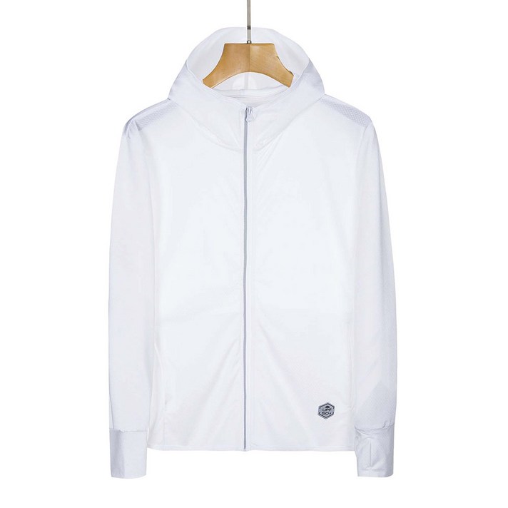 Zhantuzhe 브레스터블 아이스 실크 선스크린 클로딩 UPF50+ 여성용 바람막이 점퍼