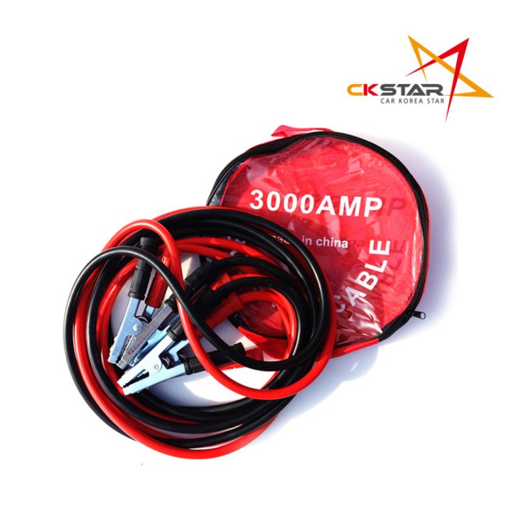 CKSTAR(씨케이스타) 차량용 점프선 500 2000 3000, 3000AMP