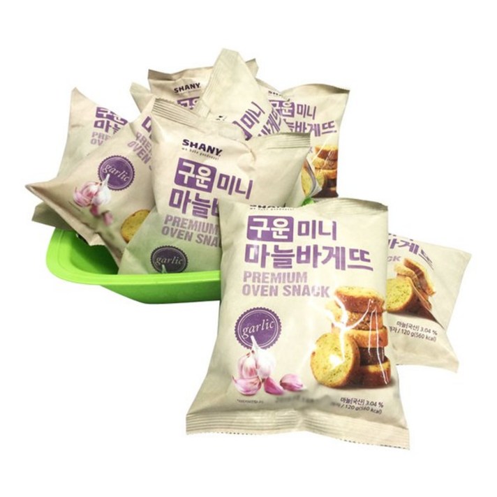 [삼립] 구운미니마늘바게뜨, 120g, 12봉