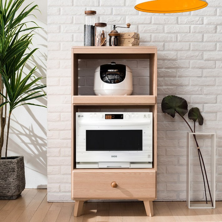 리센트 그루 ST광파오븐수납렌지대, 티크