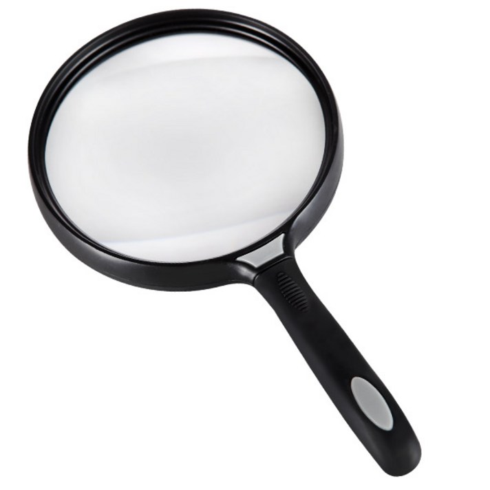 대형돋보기 직경130mm 확대경 루페, 블랙