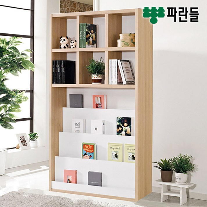 파란들 프리미엄 브레인 전면 1200 책장 ch, 화이트