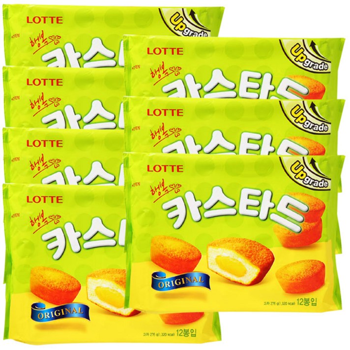 롯데 카스타드 오리지널, 23g, 84개