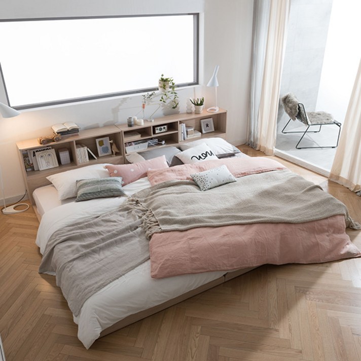 리바트온라인 뉴트 저상형 패밀리 침대 수납 헤드형(매트별도)