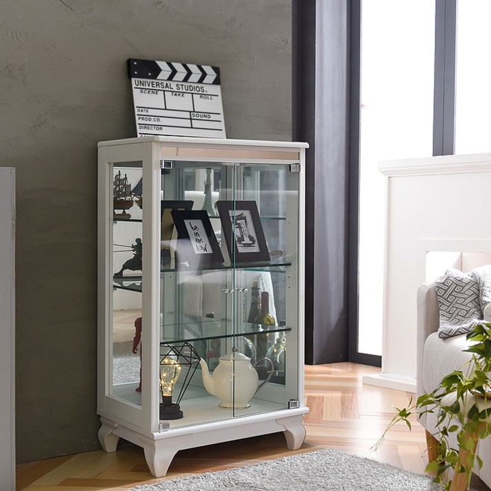 모던탑21 이지-프리미엄 600-3단 장식장, 화이트