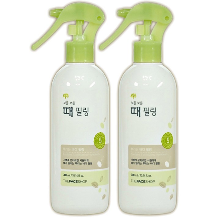 더페이스샵 보들보들 때 필링 바디스크럽, 300ml, 2개