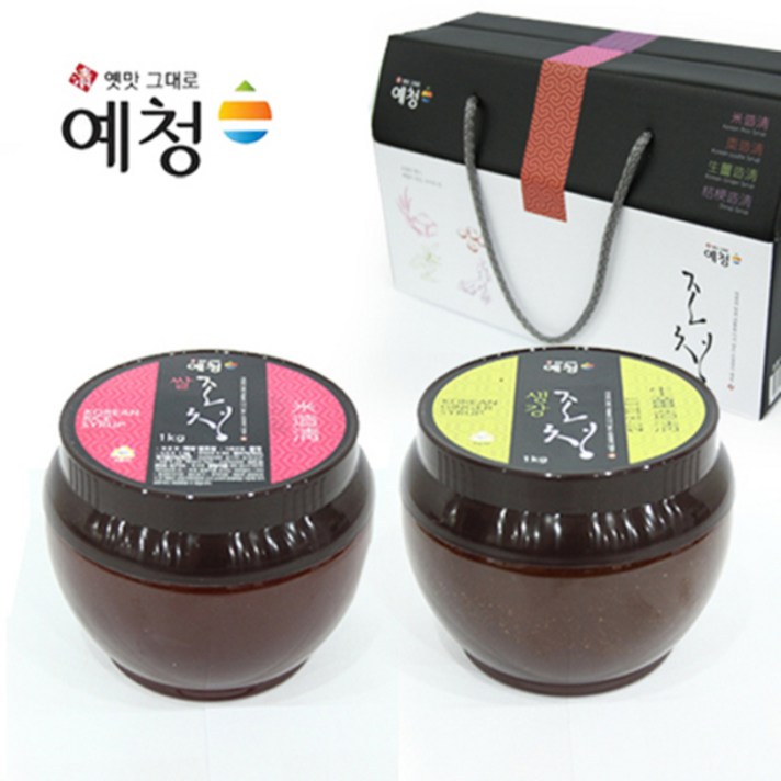 예청 옛방식 그대로 만든 도라지 생강 쌀 조청, 1개, 예청 생강 조청1kg+쌀 조청1kg