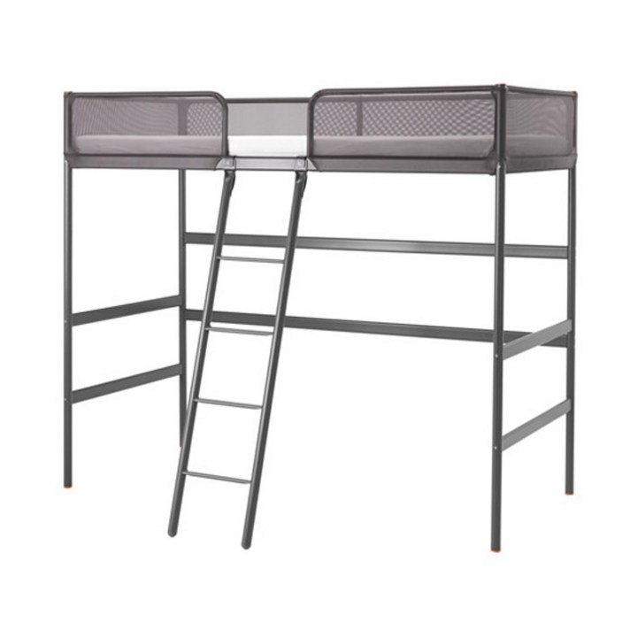 이케아 TUFFING 로프트 침대 프레임만, 실버