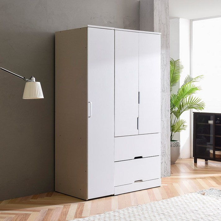 동서가구 레미즈 120CM 옷장세트 C타입, 워시