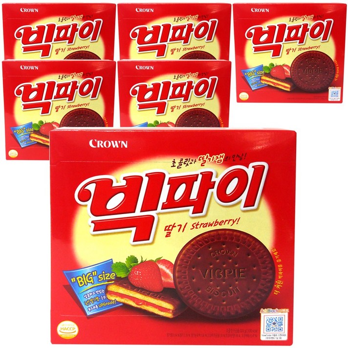 크라운 빅파이, 324g, 6개