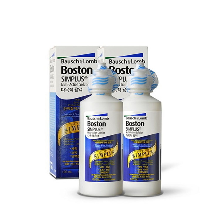 보스톤 심플러스 다목적용액 120ml, 2병