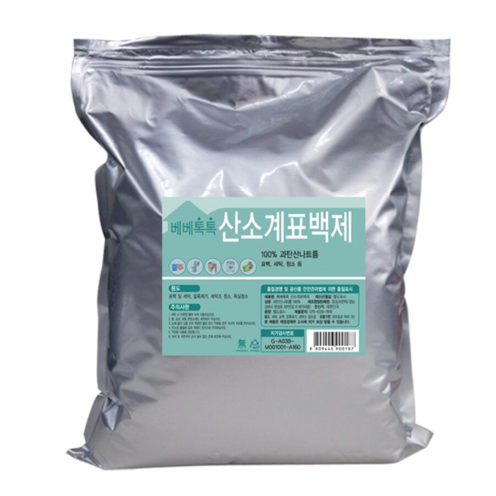 베베톡톡 과탄산소다 5kg 산소계표백제, 1개