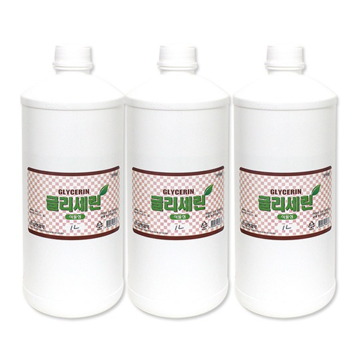 삼현제약 글리세린, 3개, 1L