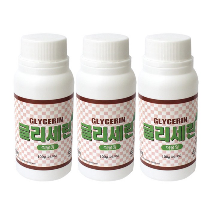 삼현제약 글리세린, 3개, 100g