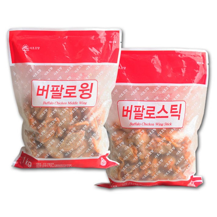 오양 버팔로스틱(봉)1kg+버팔로윙1kg, 1개