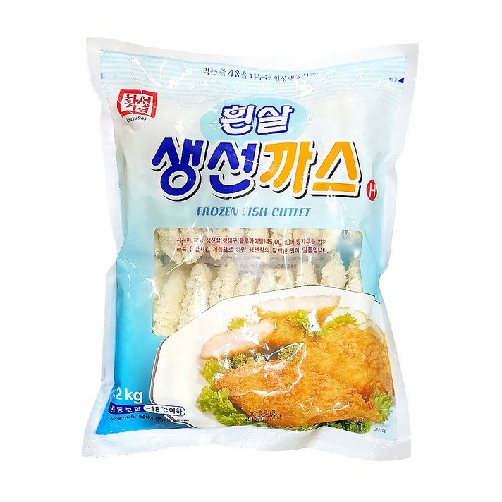 비비수산 한성 흰살생선까스H, 1팩