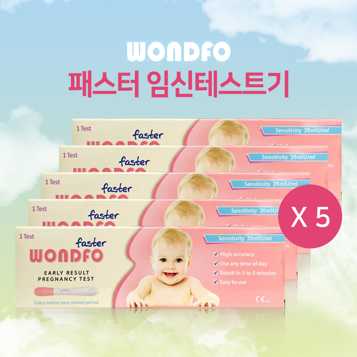 원포 원포패스터 임신테스트기, 5개