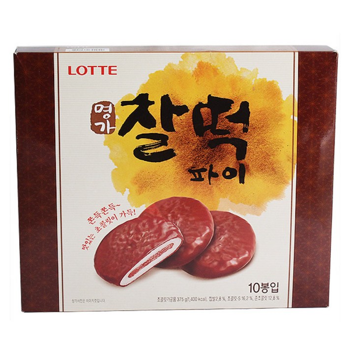 롯데 명가 찰떡파이 372gx4갑, 4개, 롯데 명가 찰떡파이 372g
