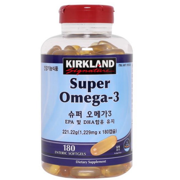 커클랜드 슈퍼 오메가 3 1220mg x 180 코스트코, 1개