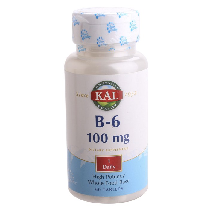 Kal B-6 100mg 타블렛, 60개입, 1개