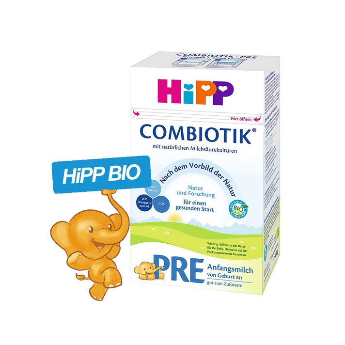 힙 바이오 콤비오틱 프레 분유 독일내수용, 600g, 8개