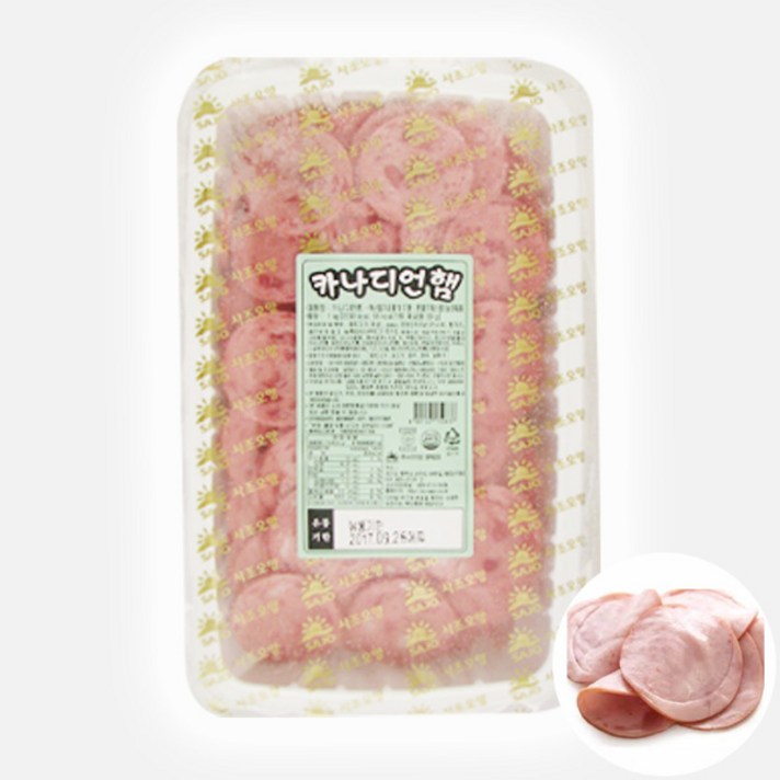사조 카나디언 햄, 1kg, 1개