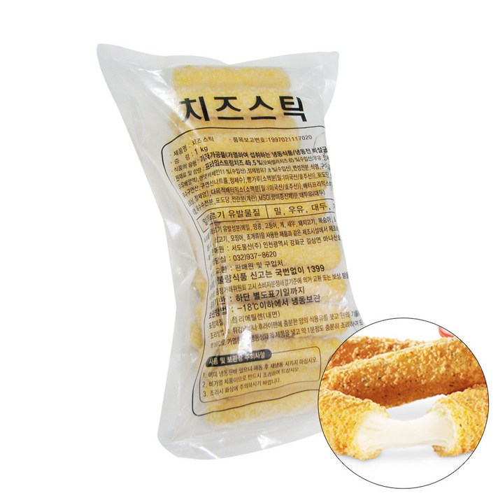 서도물산 치즈스틱, 1kg, 1개