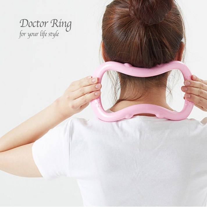 닥터링 종아리 마사지링 요가링 필라테스 젠링 마이링, 퍼플(하드타입)