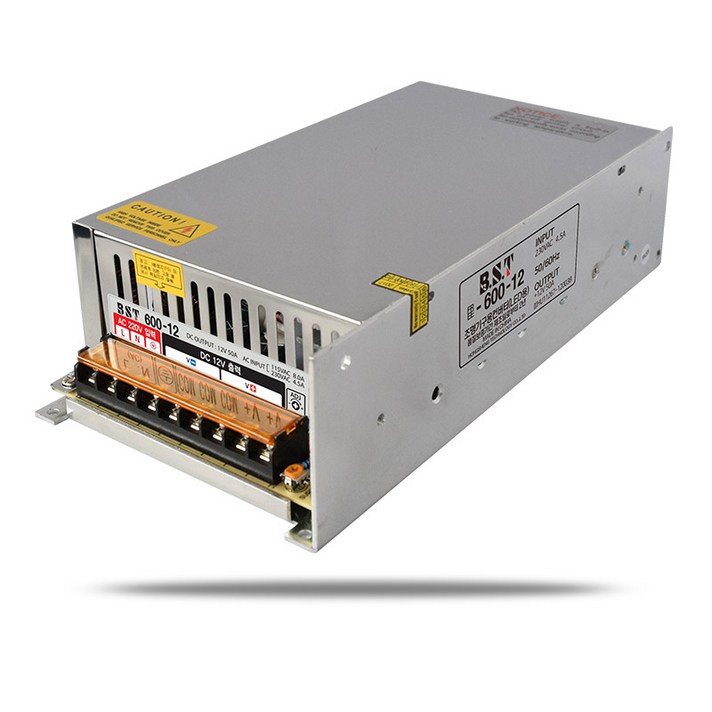 비에스티(BST) SMPS 비방수 12V 600W AS 1년 [안정기 컨버터 산업용]