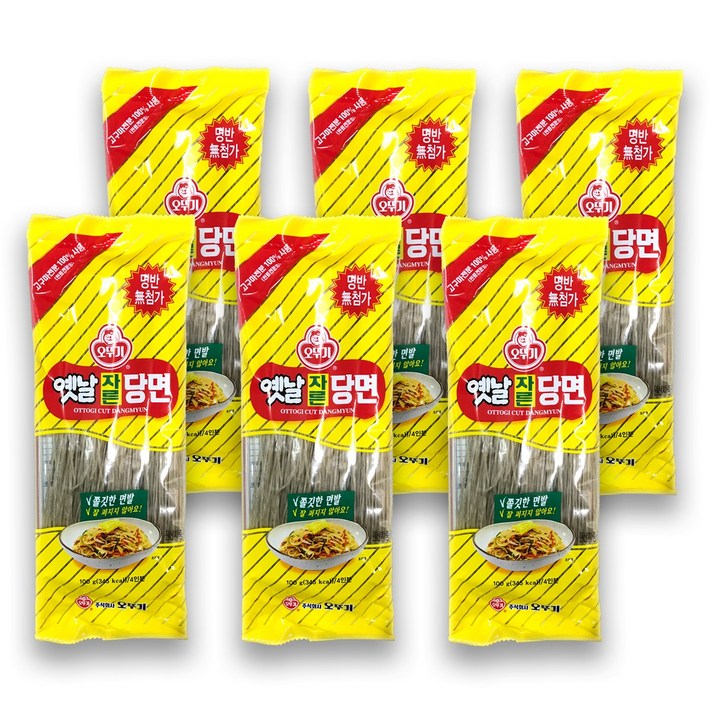 오뚜기옛날 자른당면, 100g, 6개