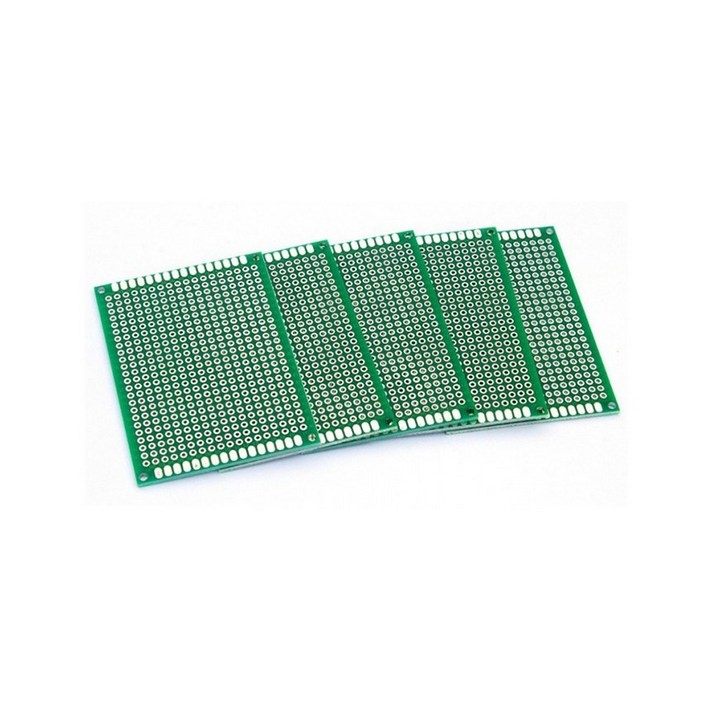 velton 만능기판 양면기판 PCB DIY LED기판 납땜 제작용PCB기판, 1개, PCB기판 8cmx12cm
