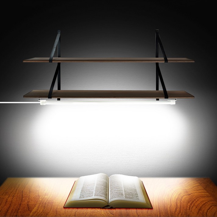 삼항LED 5V USB 스위치 자석 LED바 독서등 캠핑등 주방등, 듀얼스위치 35cm-3색(스위치조절)