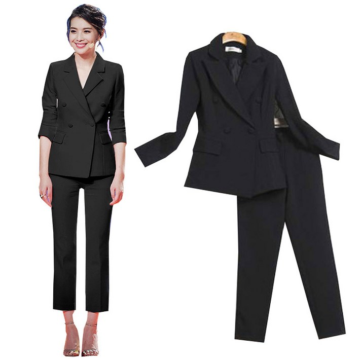 DIYIFANG Q여성 a 봄 양복 자켓 패션 수트 빅사이즈 YZ 561168379238