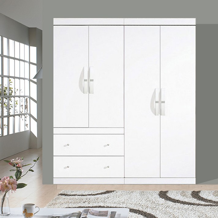 해해동동 라라1600옷장세트(99) 옷장세트, 화이트
