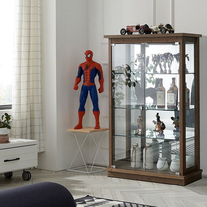 모던탑21 모던-클래식 800-4단 장식장 진열장, 엔틱옹이