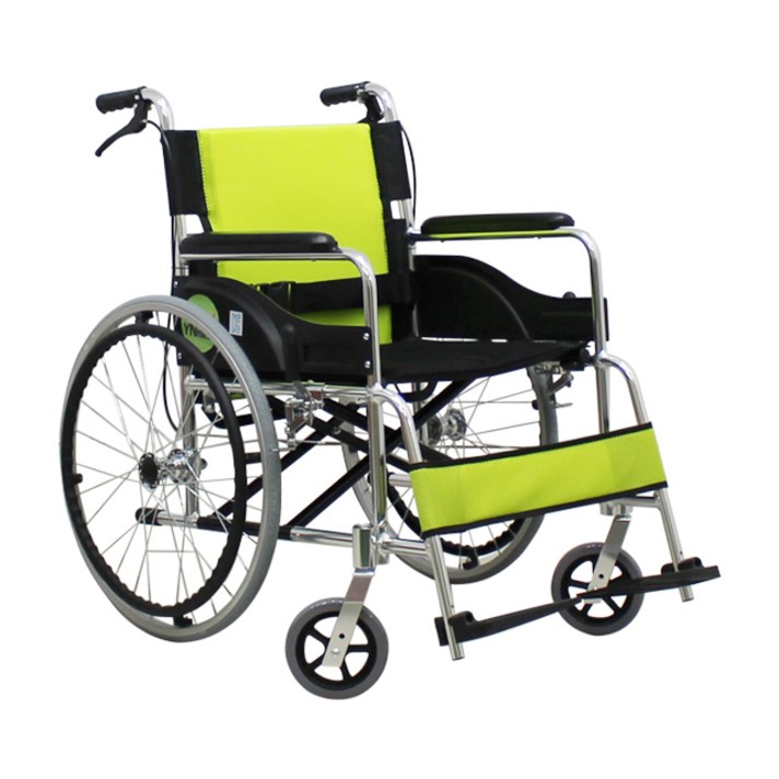 영남베드앤메디칼 휠체어 수동 경량 YCA-903, 1개, YCA-903 (그린)