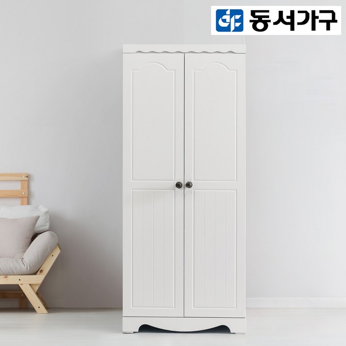 동서가구 다이노 800 옷장, 화이트_이불장[옷봉＋선반]