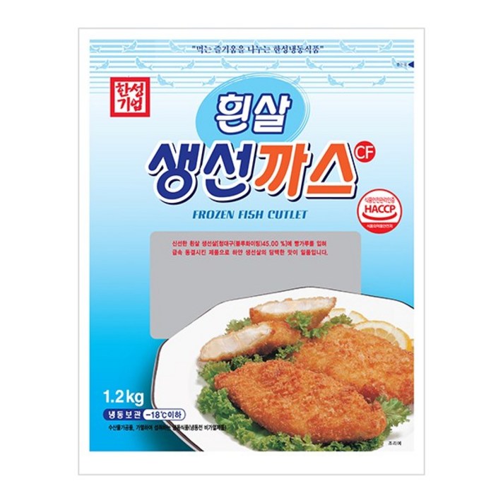 한성 흰살생선까스CF, 1.2kg, 1개