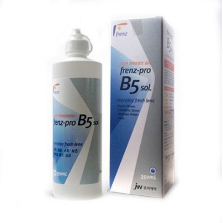 중외제약 프렌즈 프로 B5 355ml x 5병 렌즈 세정/보존액, 프렌즈 b5 355ml