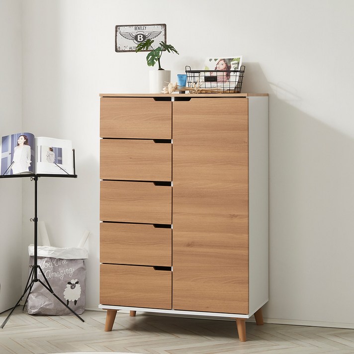 뉴그린퍼니처 수납형과 옷장형 선택사용이 가능한 중형급 베이비장 옷장, 아카시아