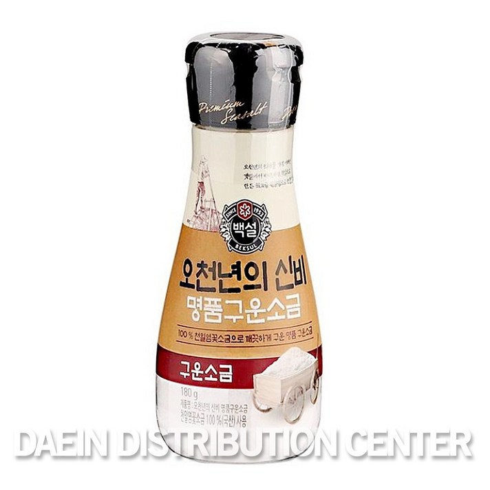 백설 오천년의신비 명품구운소금 180gX3개, 180g, 3개