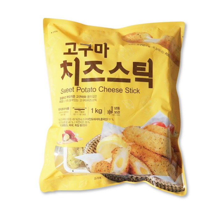 이지푸드 고구마 치즈스틱, 1kg, 1개